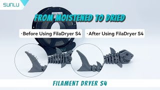 From Moistened to Dried You Only Need A SUNLU Filament Dryer S4 [upl. by Benedict677]