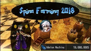 Toram Online  トーラム Spina Farming 2018  18 MILLION SPINA [upl. by Jary520]