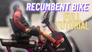 Planet Fitness Recumbent Bike TUTORIAL  HOW TO USE [upl. by Lyndell]