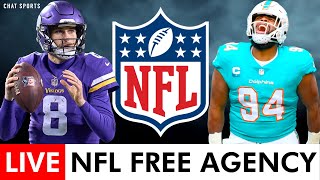 NFL Free Agency 2024 LIVE  Day 1 Latest Signings News amp Tracker  Kirk Cousins Saquon Barkley [upl. by Mcdermott65]