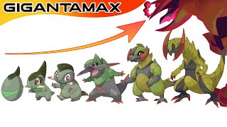 All Pokémon InProgress Evolutions amp Gigantamax Part 36 No 594  612  Gen 5 Unova  Max S [upl. by Yecniuq328]