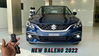 New Maruti Baleno 2022  Top Model  Detailed Review 2022  Santosh Kushwaha [upl. by Henebry]