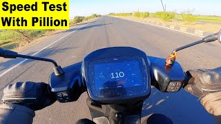 OLA S1 Pro Electric Scooter Top Speed With Pillion l Aayush ssm [upl. by Svoboda333]