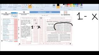 Quiniela Reducida 7 dobles Tutorial Explicación Como se realiza [upl. by Iggie]