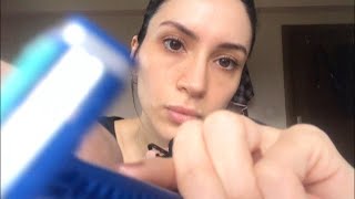 Türkçe ASMR  Seni Traş Ediyorum Berber Roleplay Shaving you Rahatlatıcı Sakal TraşıCilt Bakım [upl. by Eelegna]