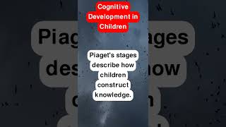 Cognitive Development in Children [upl. by Yalhsa]