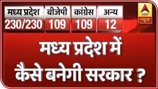 Madhya Pradesh Election Congress Leads In 109 Seats BJP In 108  ABPResults  ABP News [upl. by Anahsor]