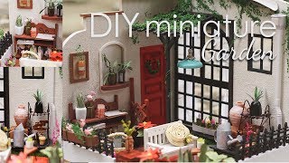 DIY Miniature Dollhouse  Rolife Millers Garden [upl. by Norret961]