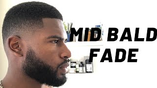 MID BALD FADE HAIRCUT TUTORIAL LEARN THIS FADE IN 5 MINUTES [upl. by Roosevelt]