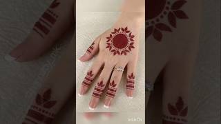 Simple and easy gol tikki mehndi design ❤🥰mehndi shortvideo song simplemehndidesign instagram [upl. by Raji]