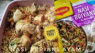 Nasi beriani ayam Pes Perencah terbaru Maggi [upl. by Eelinej426]