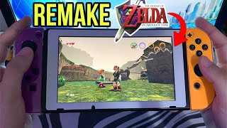 Sim existe um Remake de Zelda Ocarina of Time para Switch [upl. by Rame54]