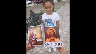 Millonario pone a prueba a niña de la calle con imagen de Jesucristo y se arrepiente al instante 😭 [upl. by Kloster793]