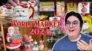 World Market Christmas 2024 SHOP WITH US for vintage inspired Christmas decorations [upl. by Sommer]