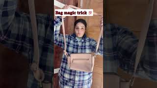 💯bag magic trick trending magichackviralamazing hacker [upl. by Ainotal]