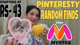 myntrahaul 15 PINTERESTY PRODUCTS BEST MYNTRA RANDOM FINDS HAUL STARTING AT RS 43đź”Ą myntra [upl. by Amlet290]