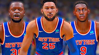 Ben Simmons NBA Career ReSimulation Pt 1  NBA 2K24 [upl. by Nnov180]