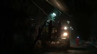 Pexgol pipe installation on underground mine [upl. by Killam]