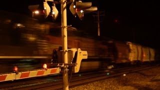 BNSF Trains at night [upl. by Ree]