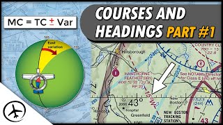 True and Magnetic Course  Courses and Headings in Navigation Part 12 [upl. by Anada]