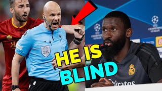 Anthony Taylor Is Blind  Rüdiger Slams Referee Taylors Penalty Call [upl. by Secilu189]