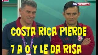 INCREIBLE ESPAÑA 7 COSTA RICA 0 DT A LAS RISAS PERDIENDO 5 A 0 Luis Fernando Suárez [upl. by Nuawaj578]