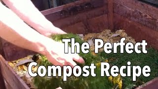 The Perfect Compost Recipe  How to Get Your Compost Heap Cooking [upl. by Abbotsun616]