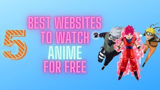 5 Best Websites To Watch Anime Online For Free  TECH TUBE [upl. by Rachelle419]