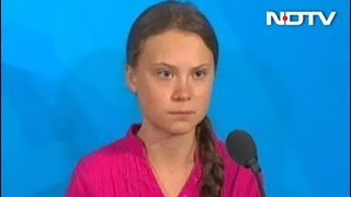 quotHow Dare Youquot 16YearOld Greta Thunberg Thunders At UN Climate Summit [upl. by Aonian811]