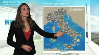 Meteo di oggi Sabato 5 Ottobre [upl. by Alicul]