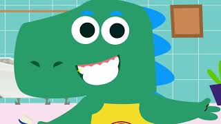 I love brushing my teeth Dino the Dinosaur [upl. by Grote]