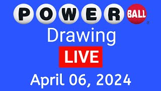 powerBall drawing Live Results April 06 2024  powerball drawing Live powerballlivedrawing [upl. by Carole]