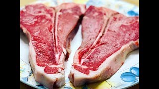 Come Cucinare Una Bistecca Fiorentina In Padella  Salt Bae Italian Steak [upl. by Zaid]