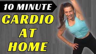 😀 10 Minute Low Impact Cardio Workout for Beginners  No Jumping [upl. by Hailahk439]