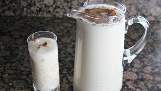 AGUA DE HORCHATA 💦 🍹 AGUA FRESCA DE HORCHATA [upl. by Ravo]