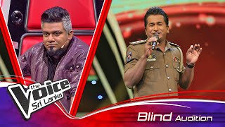 Aruna Lasantha  Niyare Piyanagala නියරේ පියනගලා  Blind Auditions  The Voice Sri Lanka [upl. by Valleau]