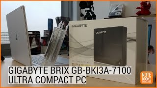 Gigabyte Brix GBBKI3A7100 Ultra Compact PC  Deutsch  German ►► notebooksbilligerde [upl. by Ponce640]