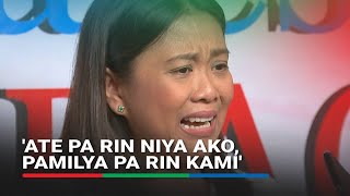 Nancy Binay turns emotional over rift with sister Abby [upl. by Eleon]