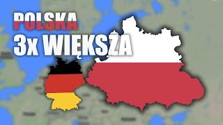 Co gdyby POLSKA miała swoje NAJWIĘKSZE GRANICE [upl. by Nairbal]