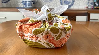 Gift Wrapping with Fabric Tea Towels [upl. by Annahsad]