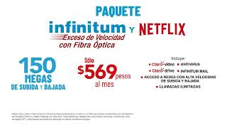 Paquete Infinitum y Netflix [upl. by Ennaer]