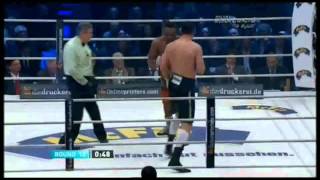 Vitali Klitschko vs Dereck Chisora 18022012 Olympiahalle OSTATNIA RUNDALAST ROUND [upl. by Hendrika]