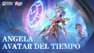 Apariencia Exclusiva del Festival VIP 2023  Angela quotAvatar del Tiempoquot  Mobile Legends Bang Bang [upl. by Auqeenahs]