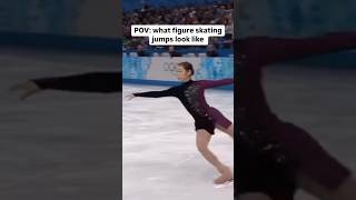 What figure skating jumps ACTUALLY feel like 💀⛸️figureskating iceskating iceskater figureskater [upl. by Landes]