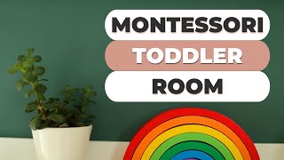 Montessoristyle Room Tour For 18monthold Toddler [upl. by Aihsek]