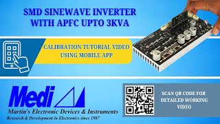 SMD SINEWAVE INVERTER CALIBRATION THROUGH MOBILE APP [upl. by Eelana]