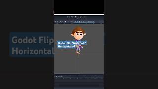 Godot Flip Skeleton2D 🦴 Horizontally godot4 shorts godotengine [upl. by Ahsrop]