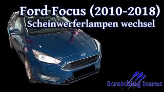 Ford Focus 20102018 Modell ab 2014 Scheinwerferlampen wechseln  Tutorial [upl. by Krutz761]