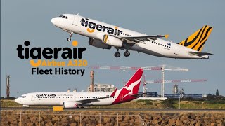 Fleet History  Tiger AirwaysTigerair Airbus A320 2004  Present [upl. by Nayarb]