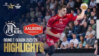 THW Kiel vs Aalborg Håndbold  Round 7  EHF Champions League Men 202324 [upl. by Caria]